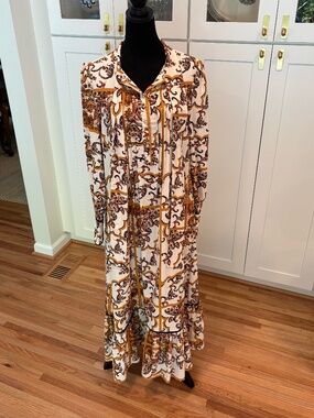 Glamorous Printed Maxi Dress | Size 8 | Boho Chic Statement
